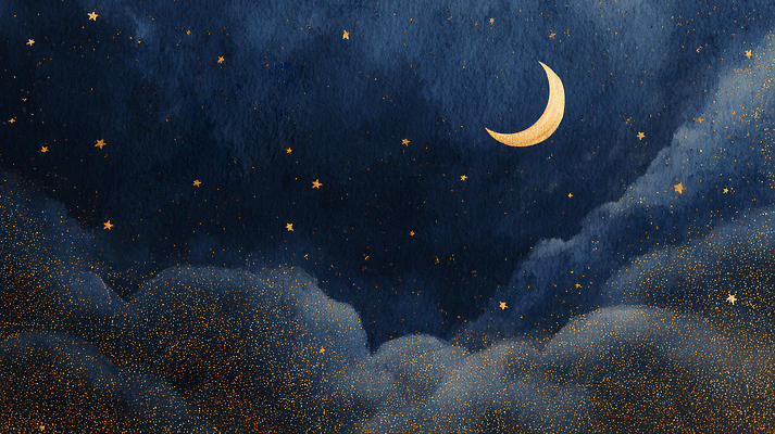 JPG 별 예술 일러스트 자연 밤하늘 미술 풍경 반짝임 평화 우주 어둠 달 신비 그림 조화 뷰티풀 색채 청명 국내일러스트 AI일러스트 AI콘텐츠 자연요소 컨셉 모션 하늘 문화예술 야간 생태계 파일형식