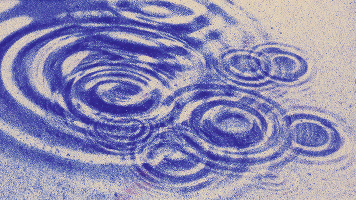 JPG 디자인 물결 컬러 패턴 일러스트 자연 파란색 빛 반사 수중 물방울 관찰 원형 수면 변화 수조 동심원 뷰티풀 차분 국내일러스트 AI일러스트 AI콘텐츠 도형 컨셉 무늬 모션 물 생태계 파일형식