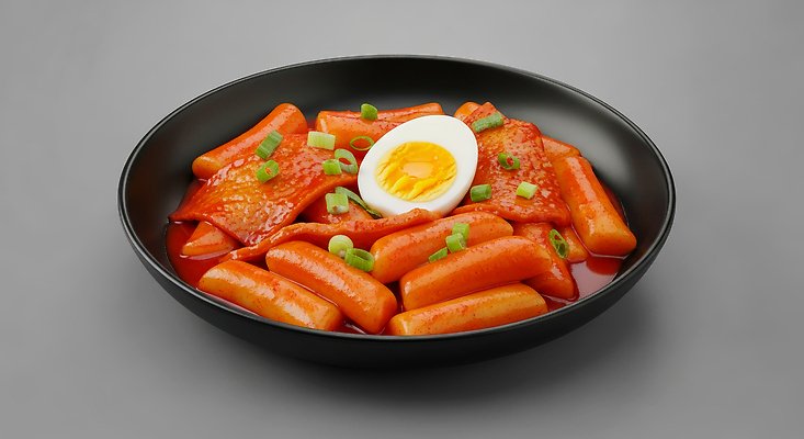 JPG 편집이미지 한식 재료 디저트 요리 맛 어묵 떡볶이 퓨전요리 파 삶은계란 길거리음식 간편조리식품 편집실사 AI포토 AI콘텐츠 음식 컨셉 채소 계란 계란요리 분식 CG 파일형식