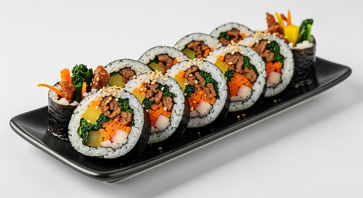 JPG 편집이미지 음식 다이어트 채소 재료 식탁 건강 당근 소고기 맛 준비 김밥 시금치 색감 간편조리식품 편집실사 AI포토 AI콘텐츠 컨셉 탁자 뿌리채소 육류 CG 파일형식