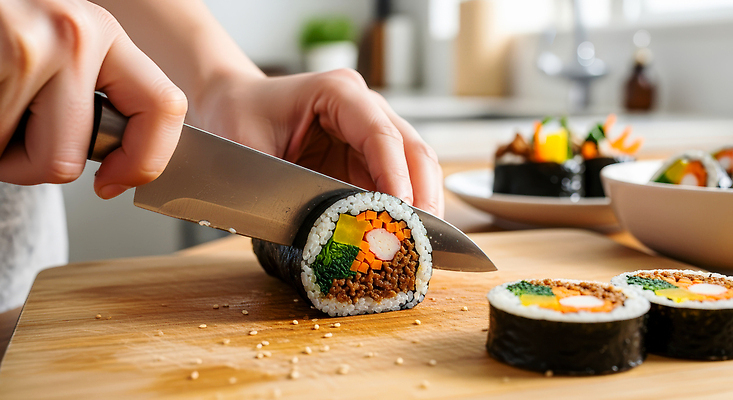 JPG 편집이미지 음식 채소 재료 기술 요리 사람 주방 식사 초밥 신선 칼 조리대 손질 일본음식 의료성형뷰티 편집실사 AI인물포토 AI콘텐츠 CG 파일형식 AI포토