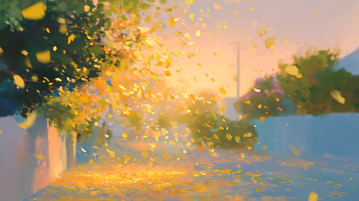 JPG 나무 길 여유 일러스트 자연 바람 조명 거리 따뜻함 풍경 햇빛 가을 저녁 감성 뷰티풀 색감 오후 풍경화 국내일러스트 AI일러스트 AI콘텐츠 자연요소 식물 계절 감정 컨셉 날씨 태양 야간 그림 생태계 파일형식