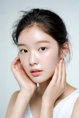 JPG 모델 편집이미지 손 얼굴 스튜디오 짧은머리 표정 소녀 빛 청춘 화장 촬영 피부 뷰티풀 의료성형뷰티 편집실사 AI인물포토 AI콘텐츠 헤어스타일 여자 어린이 컨셉 신체부위 뷰티 CG 파일형식 AI포토