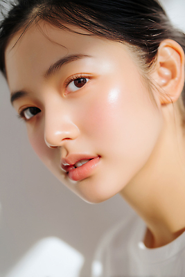 JPG 편집이미지 얼굴 조명 미소 사람 화장 뷰티 카메라 사진촬영 피부 즐거움 뷰티풀 의료성형뷰티 편집실사 AI인물포토 AI콘텐츠 감정 표정 신체부위 전자제품 촬영 CG 파일형식 AI포토