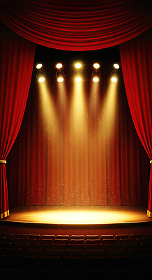 JPG 편집이미지 예술 컬러 조명 기술 빛 공연 무대 커튼 분위기 군중 공연장 준비 연극 순간 이미지편집 AI컴퓨터그래픽 AI콘텐츠 컨셉 문화예술 사람 이벤트 극장 파일형식