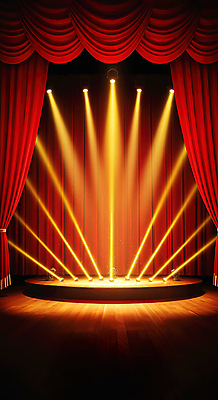 JPG 편집이미지 예술 조명 빛 공연 무대 커튼 분위기 배우 극장 공연장 준비 쇼 무대장치 이미지편집 AI컴퓨터그래픽 AI콘텐츠 컨셉 이벤트 장비 연예인 파일형식