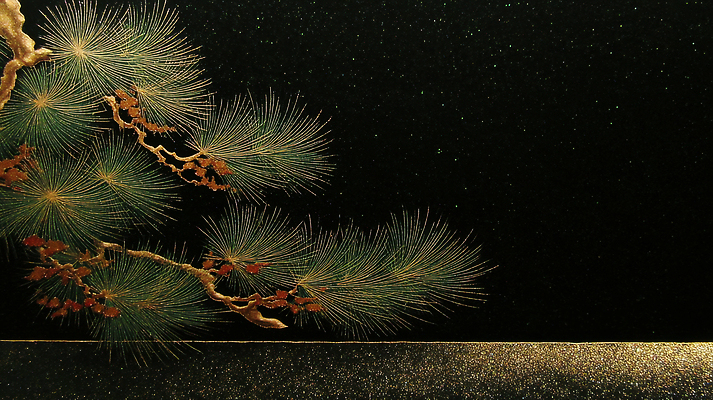 JPG 편집이미지 디자인 예술 컬러 백그라운드 자연 가지 회화 장식 일본 소나무 화려 질감 뷰티풀 이미지편집 AI컴퓨터그래픽 AI콘텐츠 나무 아시아 컨셉 채소 말하기 생태계 파일형식