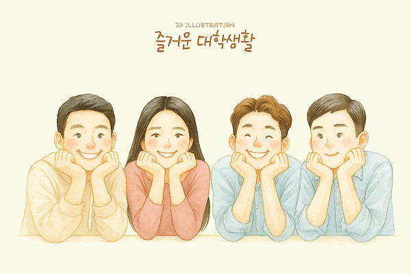 PSD 행복 감정 문화 대학생 일러스트 모션 회의 함께함 표정 대화 사랑 웃음 친구 청춘 모임 즐거움 대학교 친목 소셜 국내일러스트 학생 컨셉 비즈니스 학교 관계 말하기 파일형식