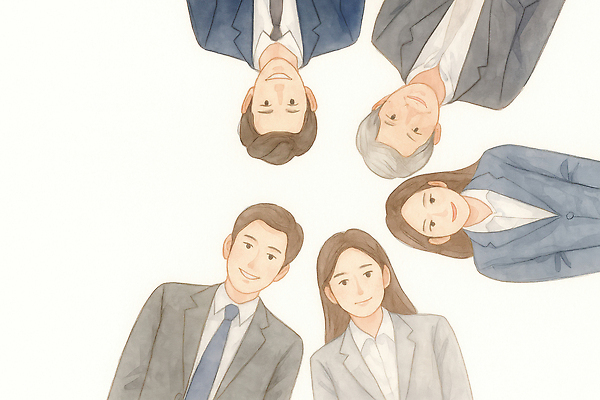 JPG 여자 남자 얼굴 일러스트 비즈니스 회의 협력 아이디어 직장 협상 정장 업무 그룹 전문직 토론 의견 소통 국내일러스트 AI일러스트 AI콘텐츠 직업 옷 컨셉 회사 사람 신체부위 작업 파일형식