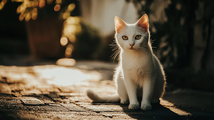 JPG 동물 편집이미지 자연 털 야외 반려동물 햇빛 평화 귀여움 고양이 산책 저녁 편집실사 AI포토 AI콘텐츠 컨셉 포유류 휴식 태양 야간 CG 생태계 파일형식