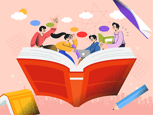 교육 감정 컨셉 말하기 금융 파일형식 벡터 책 학생 학습 협력 아이디어 창의성 대화 토론 시간 즐거움 디자인 정보 커뮤니케이션 디지털 기록 그림 기술 예술 창작 AI파일 국내일러스트 일러스트 포인트 독서