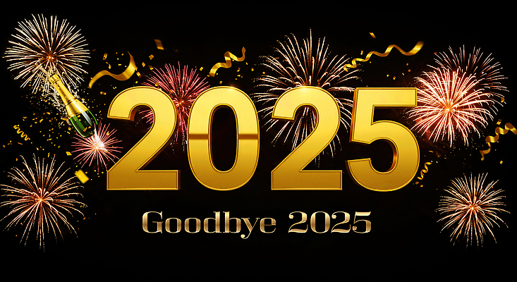 JPG 편집이미지 기념일 음악 불꽃놀이 여러명 반짝임 축제 축하 환영 소음 BYE 연말 2025년 이미지편집 AI컴퓨터그래픽 AI콘텐츠 다수 컨셉 모션 놀이 문화예술 사람 이벤트 소리 연도 작별인사 파일형식