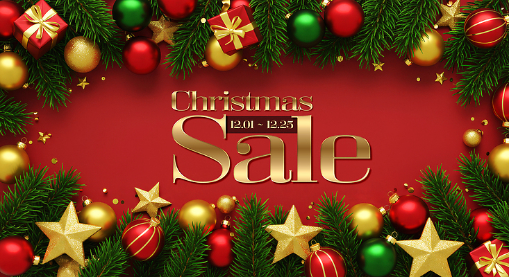 JPG 편집이미지 배너 별 크리스마스 선물 이벤트 장식 빨간색 쇼핑 크리스마스트리 세일 축제 금색 고객 이미지편집 AI컴퓨터그래픽 AI콘텐츠 자연요소 기념일 컬러 파일형식