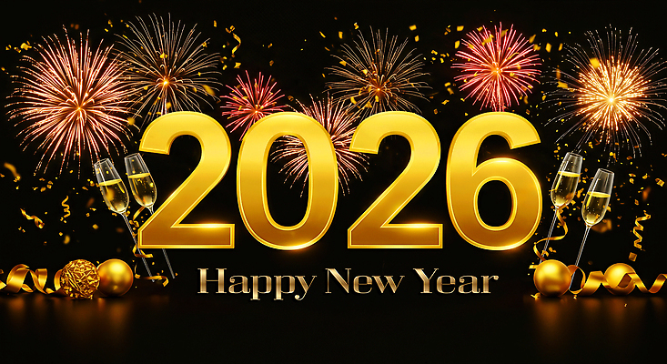 JPG 편집이미지 기념일 새해 불꽃놀이 장식 파티 축제 금색 축하 분위기 샴페인 풍선 순간 연말 2026년 이미지편집 컬러 컨셉 놀이 주류 이벤트 연도 파일형식