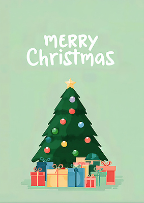 계절 기념일 감정 컬러 크리스마스 관계 파일형식 크리스마스트리 장식 선물 겨울 축제 연말 기쁨 행복 가족 친구 모임 빛 초록색 포장 풍선 전통 국내일러스트 일러스트 JPG