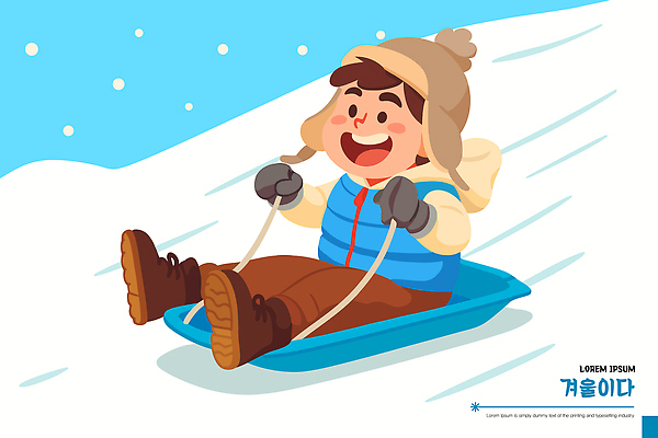 계절 감정 스포츠용품 스포츠 관계 사람 생태계 파일형식 벡터 겨울 썰매 어린이 놀이 언덕 즐거움 겨울스포츠 가족 스케이트 야외활동 자연 놀이기구 눈사람 국내일러스트 AI파일 일러스트