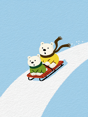 동물 계절 감정 컨셉 포유류 관계 겨울스포츠 사람 목도리 생태계 파일형식 곰 인형 썰매 겨울 놀이 즐거움 스키 친구 어린이 귀여움 색채 스카프 야외 자연 모션 JPG 국내일러스트 일러스트