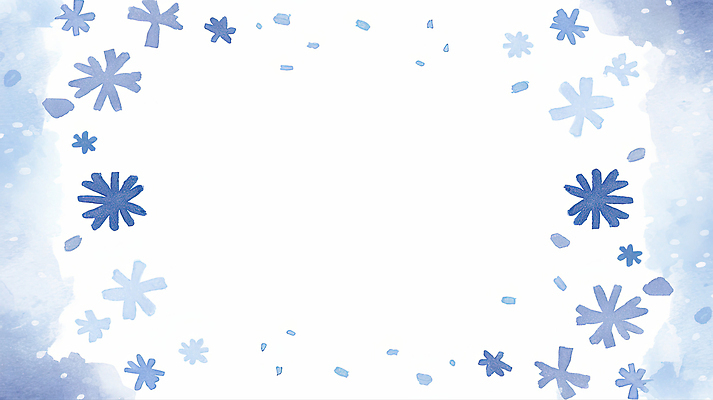 JPG 모양 디자인 예술 컬러 백그라운드 겨울 패턴 일러스트 수채화 장식 파란색 흰색 눈송이 분위기 그림 창의성 반복 차분 국내일러스트 계절 컨셉 무늬 눈_날씨 파일형식