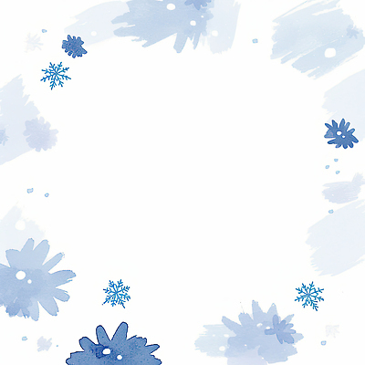 JPG 디자인 꽃 예술 컬러 백그라운드 겨울 패턴 일러스트 추상 그래픽 파란색 눈송이 편안함 화사함 뷰티풀 국내일러스트 식물 계절 컨셉 무늬 눈_날씨 감각 파일형식