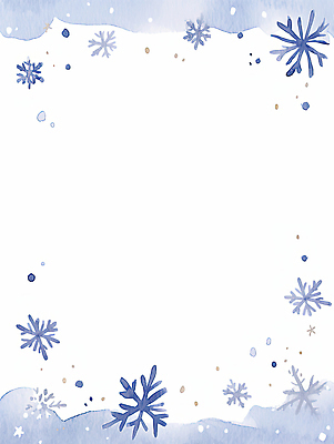 JPG 디자인 계절 컬러 백그라운드 크리스마스 겨울 일러스트 자연 수채화 프레임 풍경 장식 파란색 평화 눈송이 차가움 그림 뷰티풀 소프트 미니멀 국내일러스트 기념일 컨셉 눈_날씨 생태계 파일형식