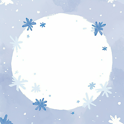 JPG 디자인 꽃 예술 컬러 백그라운드 겨울 일러스트 자연 풍경 장식 파란색 흰색 원형 배열 단순화된 국내일러스트 도형 식물 계절 생태계 파일형식