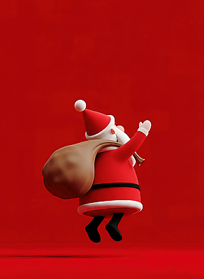 캐릭터 계절 기념일 감정 문화 컬러 컨셉 크리스마스 문화예술 3D 파일형식 산타클로스 축제 춤 즐거움 선물 빨간색 백그라운드 겨울 기쁨 전통 대중문화 인형 귀여움 행복 놀이 축하 세트 JPG 편집이미지 편집3D 3D캐릭터