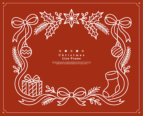 디자인 기념일 별 리본 백그라운드 크리스마스 일러스트 양말 프레임 선물 이벤트 장식 빨간색 상자 파티 축제 즐거움 연말 국내일러스트 AI파일 자연요소 감정 컬러 파일형식 벡터