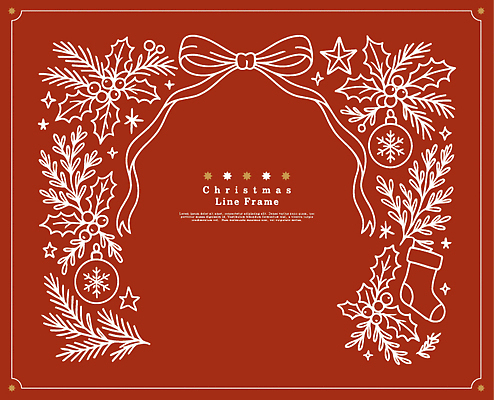 식물 전통 디자인 기념일 감정 별 리본 문화 크리스마스 겨울 일러스트 프레임 장식 크리스마스트리 축제 빨간배경 홀리데이 국내일러스트 AI파일 자연요소 계절 백그라운드 휴가 이벤트 빨간색 파일형식 벡터