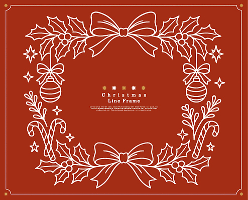 디자인 감정 리본 백그라운드 크리스마스 겨울 패턴 일러스트 프레임 따뜻함 선물 사랑 장식 축제 기쁨 분위기 오브젝트 연말 핸드메이드 국내일러스트 AI파일 계절 기념일 컨셉 무늬 파일형식 벡터