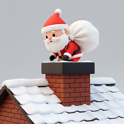 JPG 편집이미지 전통 행복 어린이 크리스마스 겨울 가족 3D캐릭터 굴뚝 선물 장식 산타클로스 축제 기쁨 편집3D 캐릭터 계절 기념일 감정 관계 사람 3D 파일형식