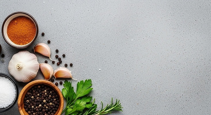 JPG 편집이미지 음식 재료 주방용품 파슬리 마늘 요리 주방 조미료 향신료 소금 레시피 후추 편집실사 생활용품 채소 CG 향미료 파일형식