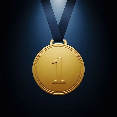 JPG 편집이미지 디자인 스포츠 상징 조명 경쟁 금색 우승 수상_상을받음 메달 이미지 금메달 시상식 이미지편집 AI컴퓨터그래픽 AI콘텐츠 컬러 컨셉 최고 상_상패 파일형식