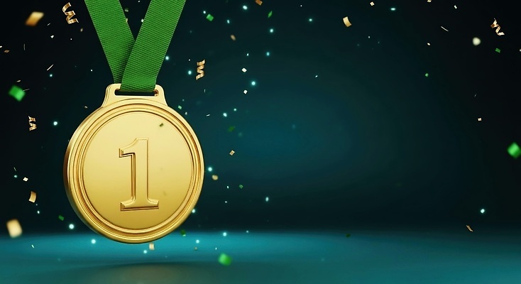 JPG 편집이미지 리본 스포츠 성공 기념 이벤트 반짝임 경쟁 축하 우승 수상_상을받음 목표 트로피 메달 상금 시상식 이미지편집 AI컴퓨터그래픽 AI콘텐츠 컨셉 모션 최고 상_우승 상_상패 파일형식