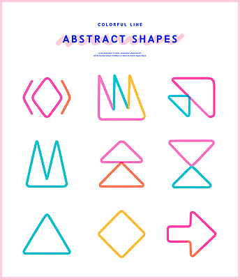 모양 디자인 예술 선 컬러 패턴 일러스트 추상 그래픽 장식 모던 그림 기하학 색채 창의성 벡터 국내일러스트 AI파일 무늬 파일형식