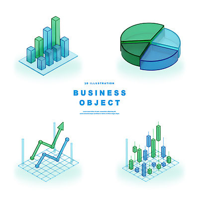 컨셉 그래프 3D 사무용품 디지털합성 파일형식 비즈니스 서류판 자료 통계 분석 경제 시장 정보 모델 성장 변화 수치 편집3D PSD 편집이미지
