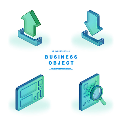 컨셉 3D 디지털합성 파일형식 비즈니스 디자인 그래프 분석 화살표 상향 하락 세련 표현 컬러 스타일 편집3D PSD 편집이미지