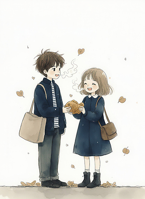 JPG 손 커플 공원 행복 어린이 일러스트 바람 나뭇잎 따뜻함 대화 사랑 웃음 소녀 소년 여름 우정 만남 포근함 오후 국내일러스트 AI일러스트 AI콘텐츠 자연요소 계절 공공시설 여자 남자 감정 컨셉 잎 관계 날씨 표정 말하기 사람 신체부위 친구 감각 파일형식