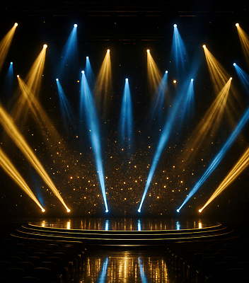 JPG 편집이미지 예술 음악 컬러 생각 조명 빛 반짝임 공연 무대 군중 준비 회전 순간 기획사 이미지편집 AI컴퓨터그래픽 AI콘텐츠 회사 모션 문화예술 사람 이벤트 파일형식