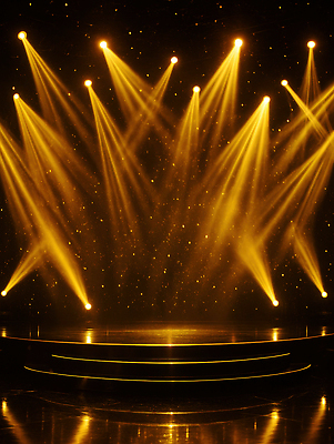 JPG 편집이미지 디자인 문화 예술 음악 백그라운드 조명 반짝임 공연 무대 분위기 준비 스포트라이트 이미지편집 AI컴퓨터그래픽 AI콘텐츠 컨셉 모션 문화예술 이벤트 파일형식