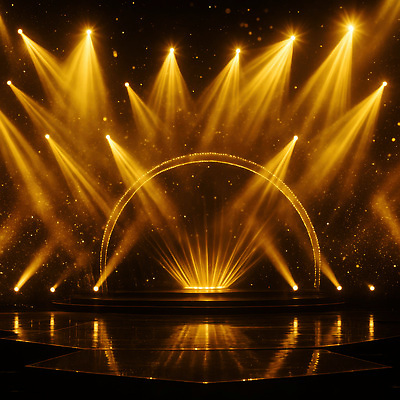 JPG 편집이미지 음악 조명 빛 공연 매력적 무대 광선 분위기 중앙 군중 시작 이미지편집 AI컴퓨터그래픽 AI콘텐츠 컨셉 문화예술 사람 이벤트 파일형식