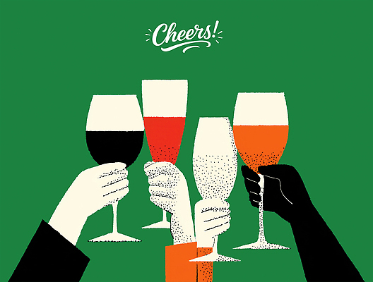 PSD 손 행복 음료 컬러 일러스트 잔 사람 취미 생활 파란색 친구 축제 모임 축하 분위기 음주 즐거움 건배 사교 국내일러스트 식기 감정 컨셉 관계 신체부위 파일형식