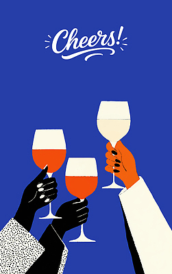 PSD 손 기념일 음료 컬러 일러스트 잔 여러명 친구 파티 기쁨 모임 축하 분위기 즐거움 건배 소통 친목 사교 순간 국내일러스트 식기 감정 다수 컨셉 관계 사람 이벤트 신체부위 파일형식