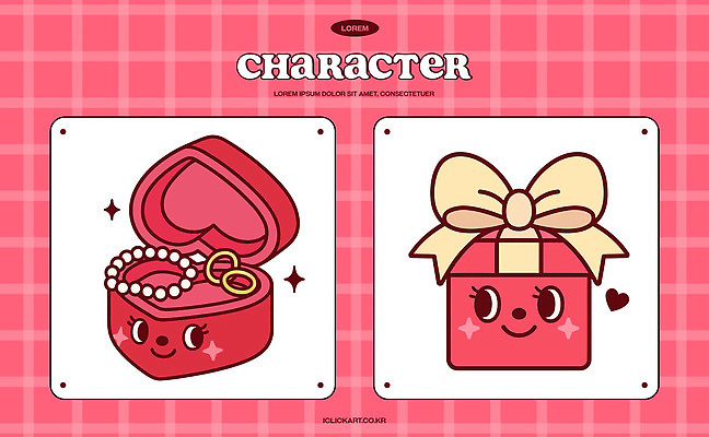 모양 캐릭터 감정 컬러 컨셉 포장 선물 광석 파일형식 벡터 하트 보석 상자 리본 귀여움 분홍색 디자인 그림 사랑 선물포장 장식 뷰티풀 즐거움 나란히 스타일 AI파일 일러스트 일러캐릭터