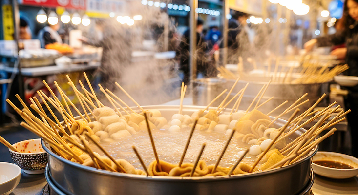 JPG 편집이미지 한식 음식 재료 요리 사람 모임 시장 저녁 수증기 즐거움 길거리음식 어묵탕 핫플레이스 편집실사 감정 장소 야간 CG 탕 파일형식
