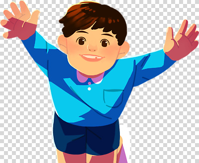 편집이미지 옷 행복 어린이 모션 웃음 파란색 자유 표현 분위기 PNG 긍정적 순간 감정 컬러 컨셉 표정 사람 파일형식