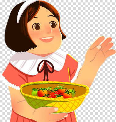 계절 여자 감정 산업 어린이 컬러 농업 과일 모션 표정 사람 생태계 파일형식 소녀 딸기 바구니 웃음 자연 여름 농장 분홍색 행복 손흔들기 편집이미지 PNG