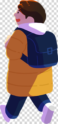 잡화 계절 컬러 컨셉 상의 모션 파일형식 겨울 사람 외투 가방 걷기 거리 도시 조용 풍경 날씨 여행 이동 파란색 백그라운드 편집이미지 PNG