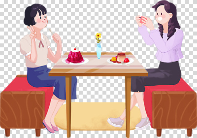 편집이미지 여자 식탁 디저트 대화 여름 친구 케이크 카페 시간 즐거움 젤리 다과 PNG 설렘 맛있는 계절 감정 음식 관계 탁자 말하기 사람 상점 파일형식 가구 모션 생활용품 오브젝트