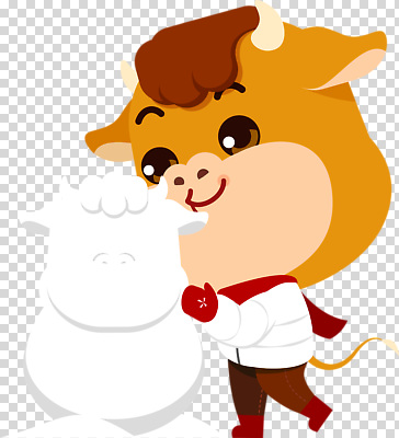 계절 기념일 감정 컨셉 포유류 사람 파일형식 소 캐릭터 눈사람 겨울 놀이 어린이 즐거움 귀여움 크리스마스 장난감 날씨 모션 아기 편집이미지 PNG