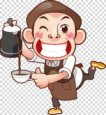 편집이미지 행복 커피 음료 포즈 모션 미소 웃음 일상 카페 고객 즐거움 서비스 바리스타 PNG 오후 직업 감정 표정 라이프 상점 파일형식